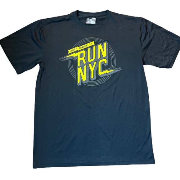 Under Armour Men’s MD Fitted Run NYC Graphic T-shirt - Picture 1 of 5